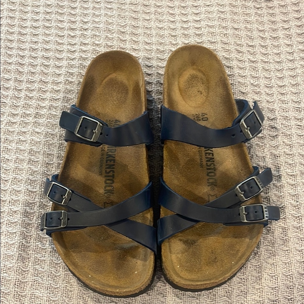 Birkenstock Franca Navy. Size 40